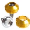 Alloy Cup Crank Bolts - Boulons De Manivelle - Or