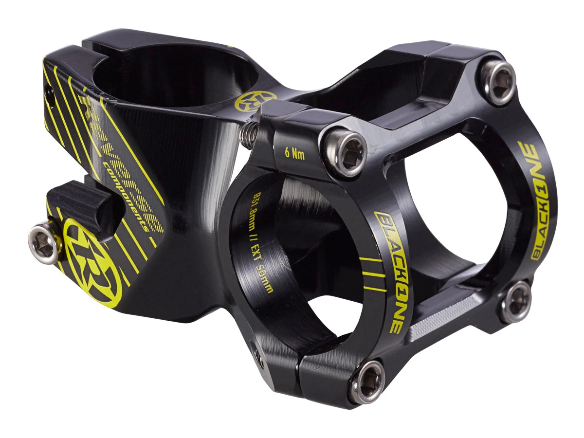 Reverse Potence Black One Enduro 50 Mm - Noir Jaune
