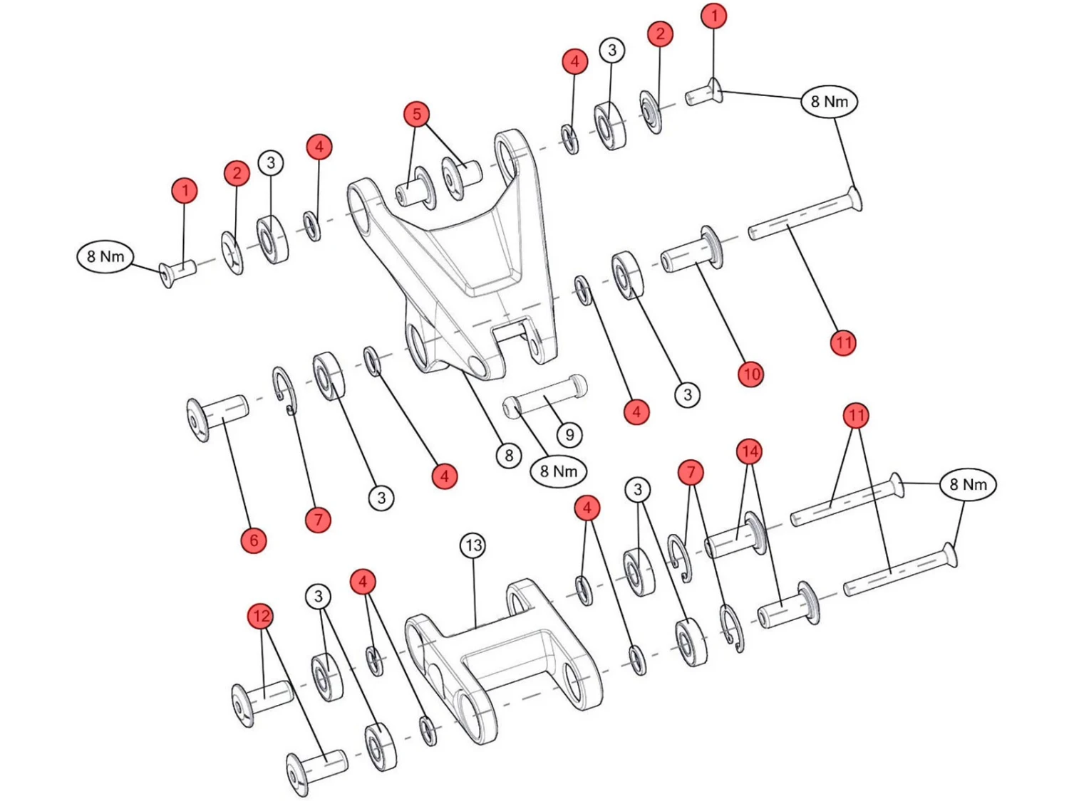 BMC Kit De Boulons N°19 Pour Speedfox 222965 – Image 2