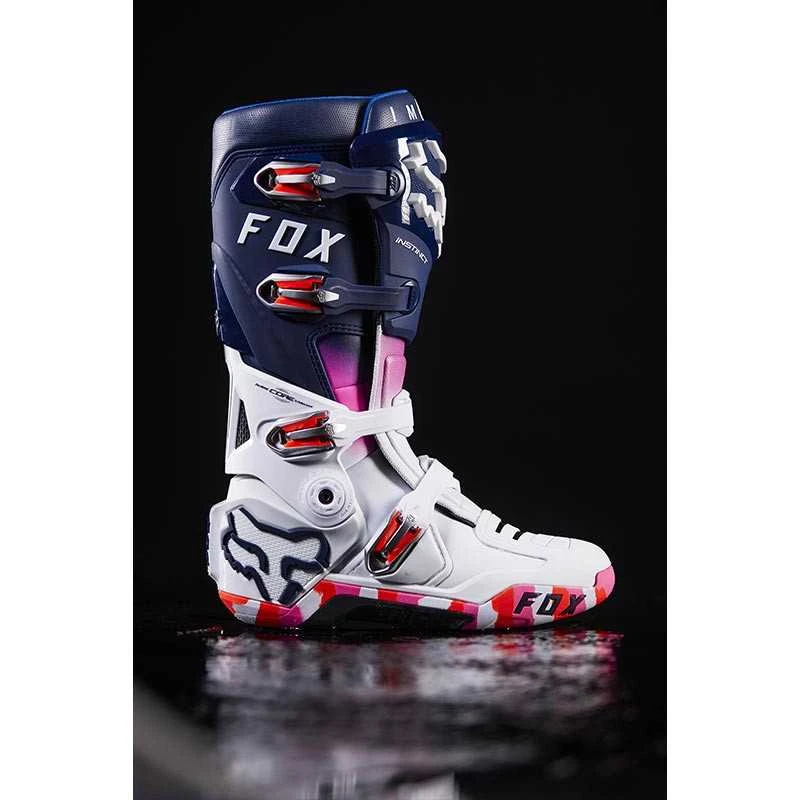 Bottes Cross Fox Instinct Edition Limitée RYVR White Navy 2023 – Image 2