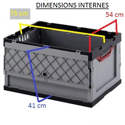 Caisse En Plastique Pliable Pour Remorque Y-Frame – Image 4