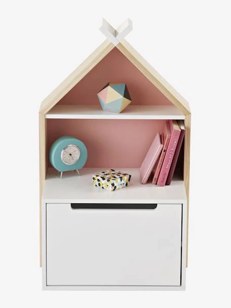 Chevet Enfant Fond Réversible Bleu Ou Rose LIGNE TIPILI Blanc - Vertbaudet – Image 3