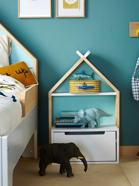 Chevet Enfant Fond Réversible Bleu Ou Rose LIGNE TIPILI Blanc - Vertbaudet – Image 5