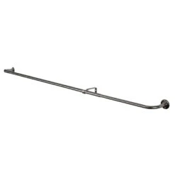 Castorama Ensemble Barre à Rideau Industriel Extensible Chromé Athens GoodHome L. 120/210 X Ø16/19 Cm