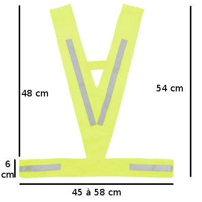M-Wave Harnais Réfléchissant De Sécurité Pour Cycliste – Image 2