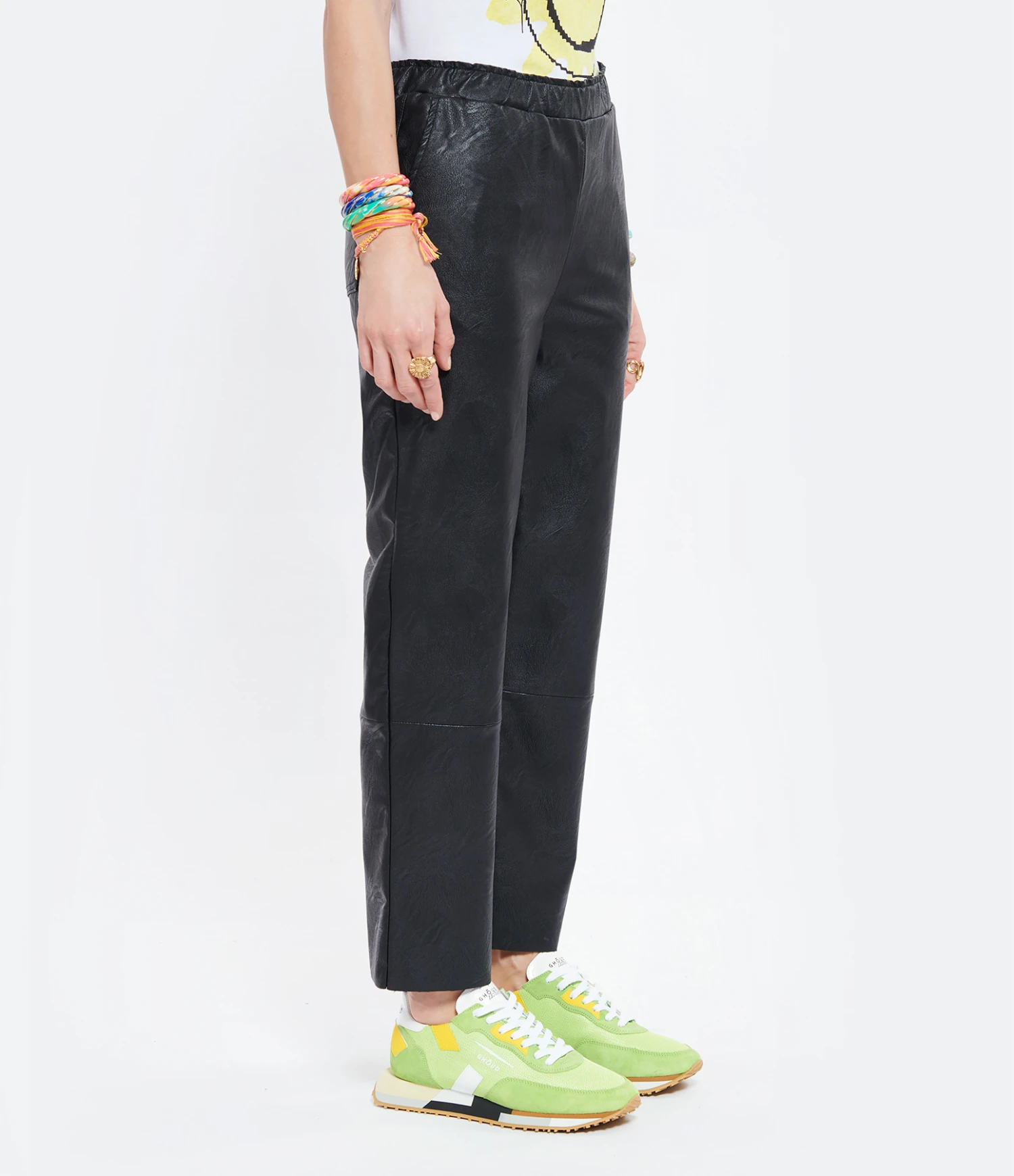 Pantalon Pantavegan Cuir Vegan Noir – Image 4