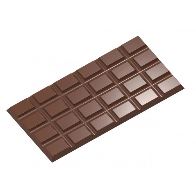 Moule Tablette Chocolat 100 G 15,5 X 7,7 Cm (x3) Chocolate World