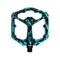 Crankbrothers Stamp 7 Small Pédale De Plateforme - Splatter Limited Edition Black/Blue