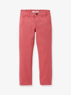 Pantalon Garçon Chino Couleur CYRILLUS Framboise - Cyrillus