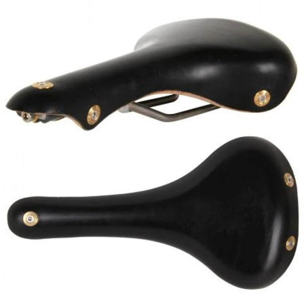 Selle En Cuir Gilles Berthoud Galibier - Noir