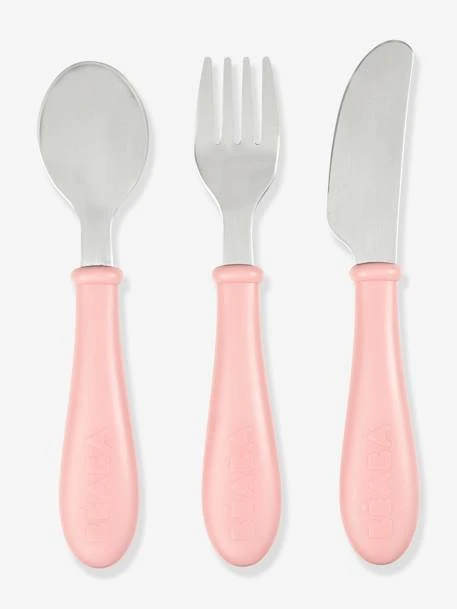 Set 3 Couverts D'apprentissage Inox BEABA Airy Green - Beaba – Image 6