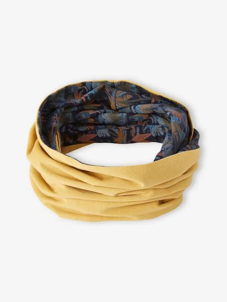 Snood Réversible Garçon Imprimé Jungle/uni Curcuma - Vertbaudet – Image 2