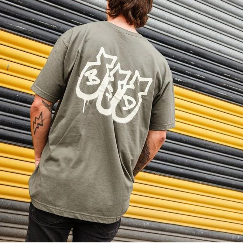 TSHIRT BSD SECOND STRIKE MILITARY GREEN – Image 5