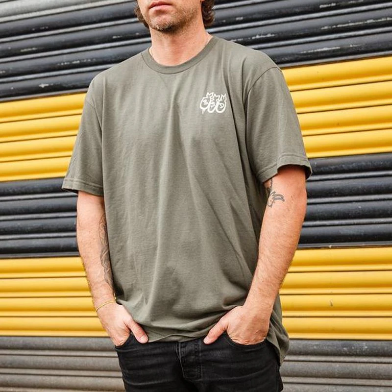 TSHIRT BSD SECOND STRIKE MILITARY GREEN – Image 6